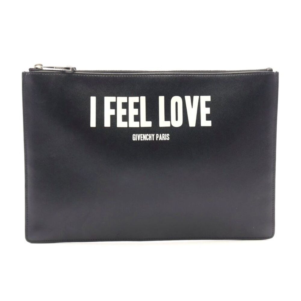 Givenchy Leather Clutch Bag Black